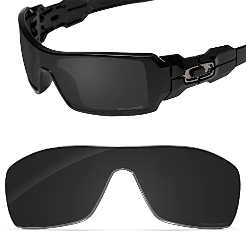 Image of Performance Replacement Lenses Compatible with Oakley Oil Rig, Polarized, UV Protection, Anti-Scratch