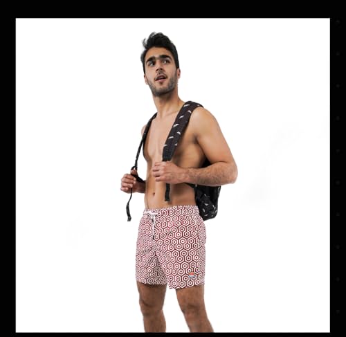 Illusions Men's Swim Trunks, 100% Polyester, Quick-Dry, Lightweight, Durable, Beach & Pool Shorts4