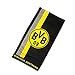 Produktbild Borussia Dortmund Duschtuch mit Logo im Streifenmuster, Schwarz/Gelb, 70 x 140 cm