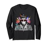 Bunte DJ Techno Tiere