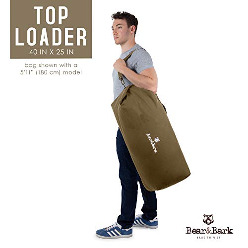 Top Load Duffle Bag - Olive Green 40x25