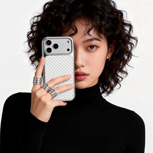 Coque iPhone 15 Pro Max antidérapante argentée en TPU mat résistant - 2