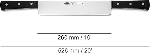 Vista 170 de Arcos Juego de Cuchillos 2 Piezas - Acero Inoxidable Nitrum y Hoja mm. 12.80 oz. Cuchillo de Cocina Profesional para Cocinar Mango Ergonómico