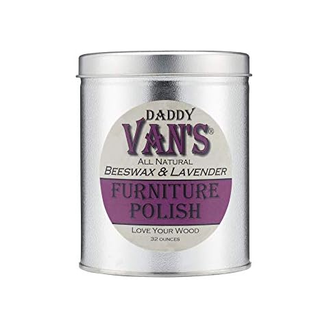Daddy Van's All Natural Beeswax & Lavender Furniture Polish - 32 Ounce Economy Size Cover