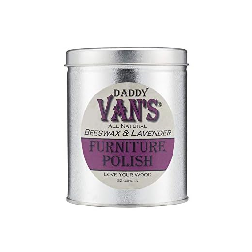 Daddy Van's Lavender Beeswax Polish, 32 oz
