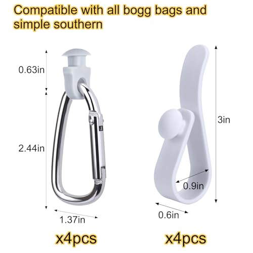 Image of Mity rain Key Holder for Bogg Bag, Accessories for Bogg Bags Original X Large, Insert Charm Carabiner Keychain for Beach Bag