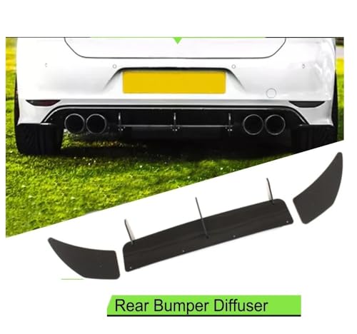 Difusor parachoques trasero Golf 7 MK7 spoiler maletero Golf7 2013-2016 6