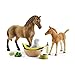 SCHLEICH- Horse Club Sarah Che Cura i Cuccioli, 42432