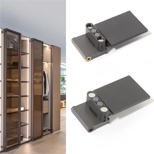 Charnière pivot invisible 270° pour sublimer vos portes de placard design