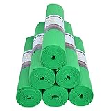Sunshine Yoga Voyage Yoga Mat, 6 Pack, 72' x 24' Extra Long Exercise Mat, 5mm Thick Bulk Yoga Mats for Schools, Anti-Tear, Non Slip Fitness Mat for Gym or Studio, Green