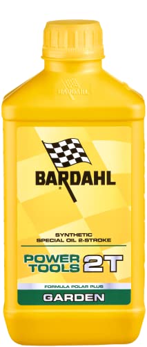 Garden Power Tools 2T - Bardahl Garden Power Tools 2T Olio Lubrificante Motoseghe Attrezzature da Giardinaggio 100% Sintetico 2 Stroke 1 LT