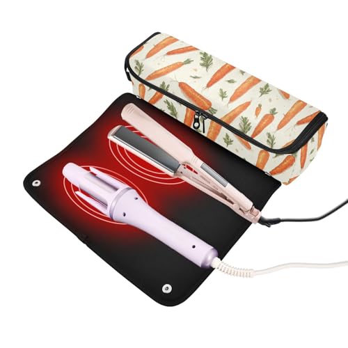 Bolsa de viaje para plancha de pelo con base resistente al calor miniatura 2