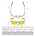 BLUPOND Night Vision Glasses for Men/Women - TAC HD Night Driving Glasses - Rally