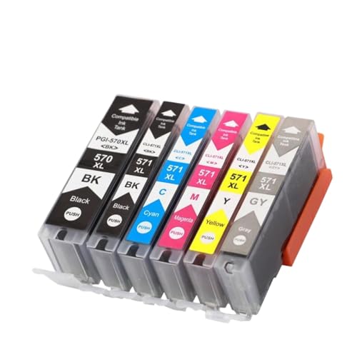 Cartouche d'encre PGI 570 CLI 571 à séchage rapide pour des documents nets sans bavure