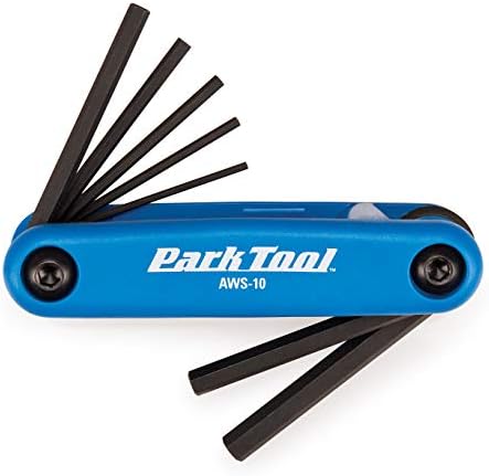 Park Tool AWS10 Fold-Up Hex Wrench Set 1.5-6 mm