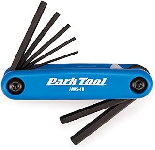 Park Tool AWS-10 Fold-Up Hex Wrench Set - 1.5mm, 2mm, 2.5mm, 3mm, 4mm