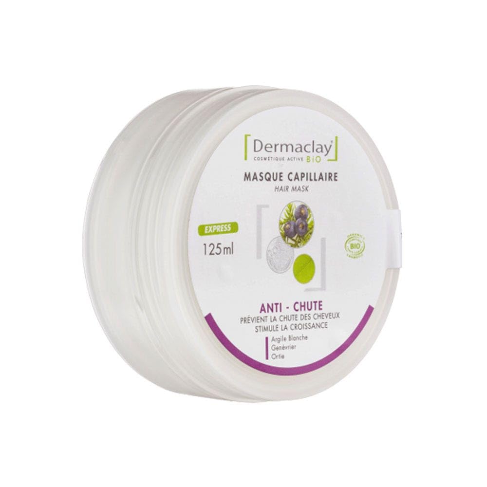 Dermaclay Bio-Haarmaske gegen Haarausfall, 125 ml