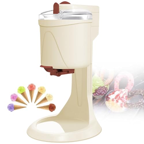 URJWAN Machine à CrèMe GlacéE pour Enfants à La Maison, Machine à CrèMe GlacéE Molle, Machine à Desserts, Machine à CrèMe GlacéE Domestique, Profitez De Friandises Faites Maison