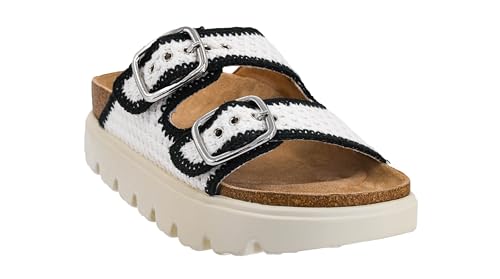 Image of Corkys Footwear Hey Girl Womens 1 inch Rumor Has It Platform Sandals, Featuring Two Adjustable Buckles, A soft Footbed, And A Lug Outsole, Perfect For Summer