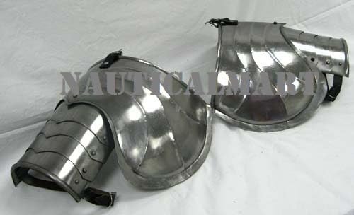 Medieval Pauldron Knight Costume Gothic Steel Shoulder Armor