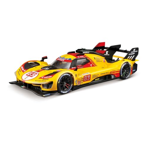 Bburago 1:24 Ferrari 499P Le Mans Hypercar 2024 AF Corse #83 Model Kit with Display Stand