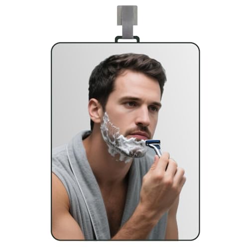 LUNCHIS Shower Mirror Fogless for Shaving Men Fog Free Anti Fog Bathroom No Fog...