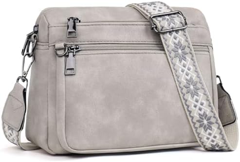 Crossbody Purses for Women Trendy,Vegan Leather Crossbody Bags,Cell Phone Camera Shoulder Handbags with Card Slots
