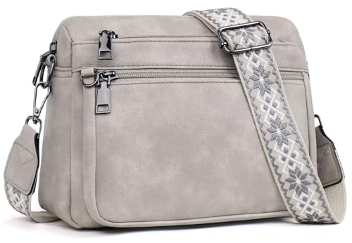 ATERITSSI Crossbody Purses for Women Trendy,Vegan Leather Crossbody Bags,Cell Phone Camera Shoulder Handbags with Card Slots