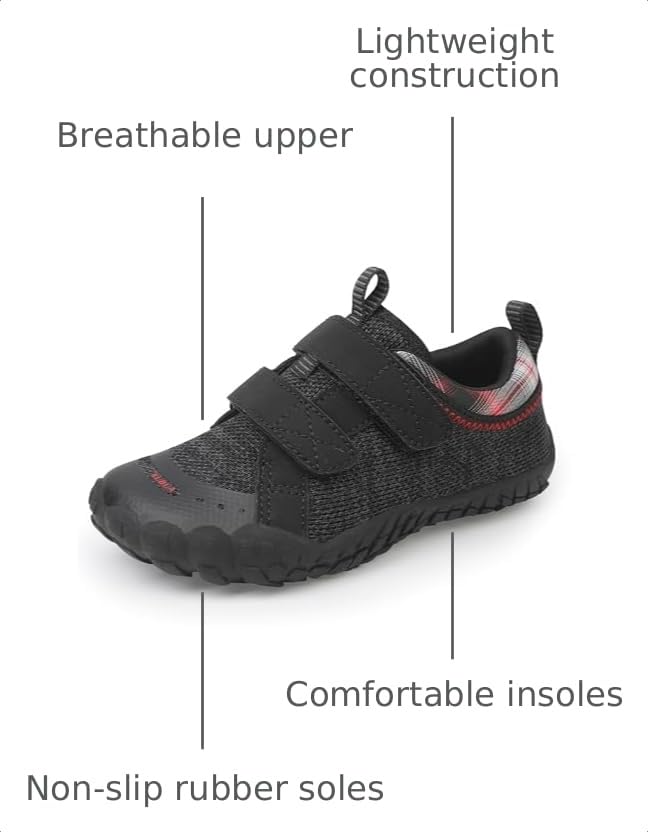 Image of KUBUA Barefoot Shoes for Kids Boys Girls Wide Toe Box Zero Drop Sneakers | Minimalist, Lightweight Comfortable Fit, Breathable, Walking, Hiking, Tennis, Play, Daily Wear, Toddler, Little Kid, Big Kid