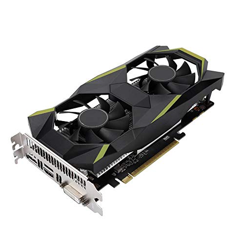Game Graphics Card - GTX1050 2GB GDDR5 3D Computer Game Video Graphics Cards with 295mm Cooling Fan for Gaming PC, Quiet Design & Excellent Heat Dissipation, Multi-Screen Display