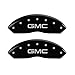 MGP Caliper Covers 34212SGMCBK MGP Set of 4 Caliper Covers, Engraved Front and Rear: GMC, Black Powder Coat Finish, Silver Characters