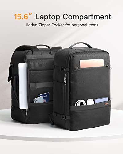 Inateck 42 l, supergrote handbagage, reisrugzak, vliegtuig, laptoprugzak voor 15,6 inch laptop, notebooks, vlucht goedgekeurde rugzak, cabinerugzak voor weekends - Image 5