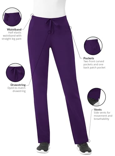 Image of Maevn Women's Half Elastic Medical Scrub Pant