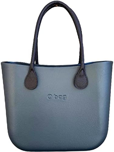 Borsa O bag grande graffiti con sacca interna doppio manico lungo marrone