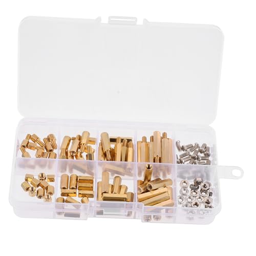 Gatuida Hexagon Socket Screws Box Hexagonal Brass Column Brass Column Nut