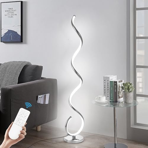 EIDISUNY Modern Floor Lamp for Living Room, 3 Color Temperature