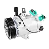 Compresor de aire acondicionado SS compatible con Hyundai Elantra compatible con Kia Forte compatible con Soul 2014-2019 97701-A5800 97701A5800