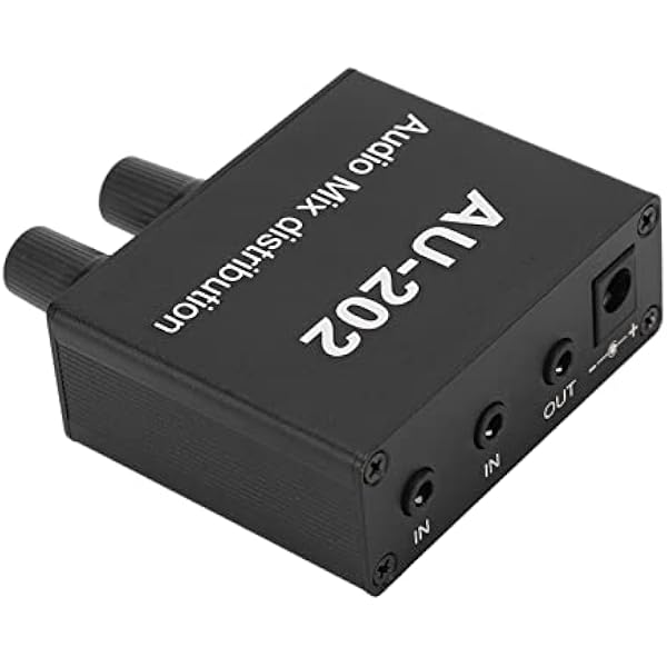 Mikser stereo rozdzielacz dźwięku do gniazda jack wtyczka ze stopu MP3 Stereo Splitting Tool wzmacnianie dźwięku dla audio 3,5 mm wejście miksowanie logarytmiczne