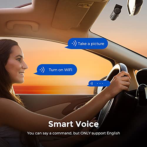 Azdome Front And Rear Dash Cam, 4K + 1080P Dual Dash Camera For Cars With 5.8Ghz Wifi Gps, Night Vision, 24 Hours Parking Mode, Wdr, Loop Recording, G-Sensor, App, Free 64Gb Card #TOP7