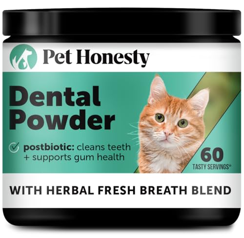 Cat Breath Freshener Dental Powder for Teeth Cleaning Plaque Off,