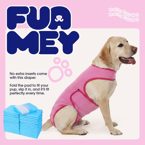 FUAMEY Dog Adjustable Napkin Nappy Diapers Pad for Female Male X-Large Dogs by FUAMEY - Used condition - Image 6
