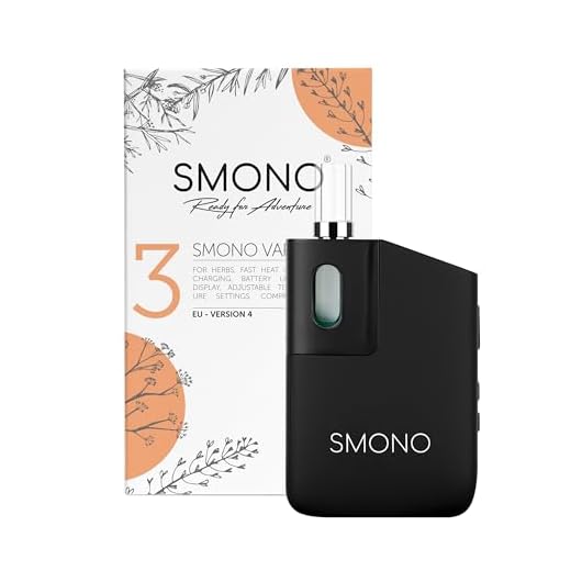 Smono 3.3 Vaporizer - Neuste Version mit Glasmundstück - kein Nikotin