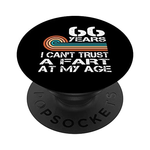 Birthday 66 Years I Can't Trust A Fart At My Age 66 Birthday PopSockets PopGrip Intercambiable