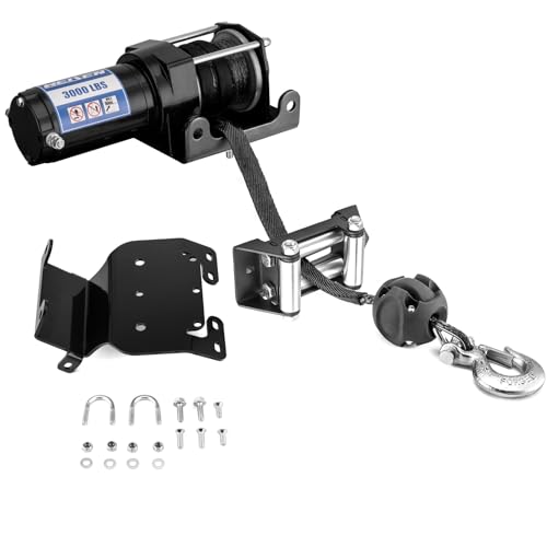 WeiSen 3000lb Electric Winch Kit Rocker Switch and Winch