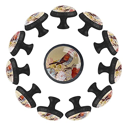 Boutons de tiroir oiseaux vintage pour sublimer une commode de chambre