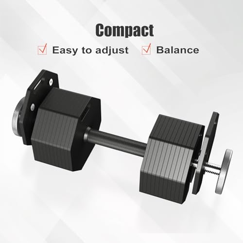 Image of Adjustable Dumbbell Weight Plates, Each 5lb Durable Versatile