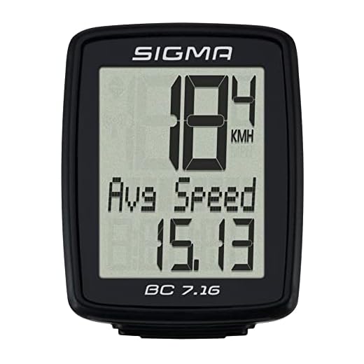 Sigma Sport 07160 Ciclocomputador, Negro