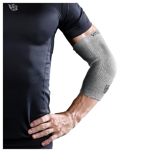 Vital Salveo- fitness mild kompression stöd armbågsärm/inflammation i armbågen, atletisk(1 st) XXL Ljusgrå