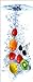 Sticker Autocollant Frigo Cuisine Fruits SAEFR0035 (60x170cm, Fond Transparent)
