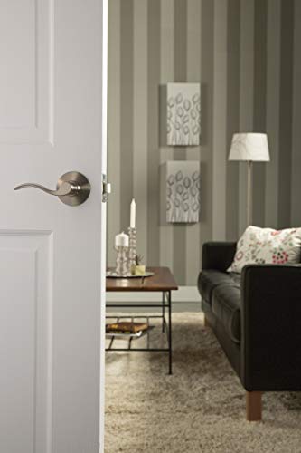 Schlage Accent Lever Hall And Closet Lock In Polished Nickel - F10 Acc 618 #TOP4